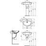 Раковина 55х45 см VIDIMA SEVA FRESH W401661
